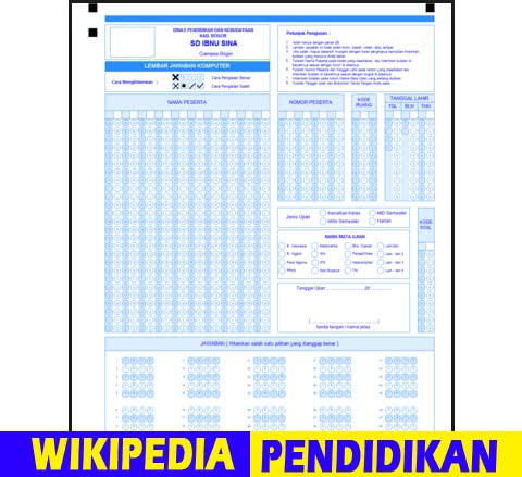 Download Gratis Aplikasi LJK Format Word, Corel Draw dan JPG,PNG