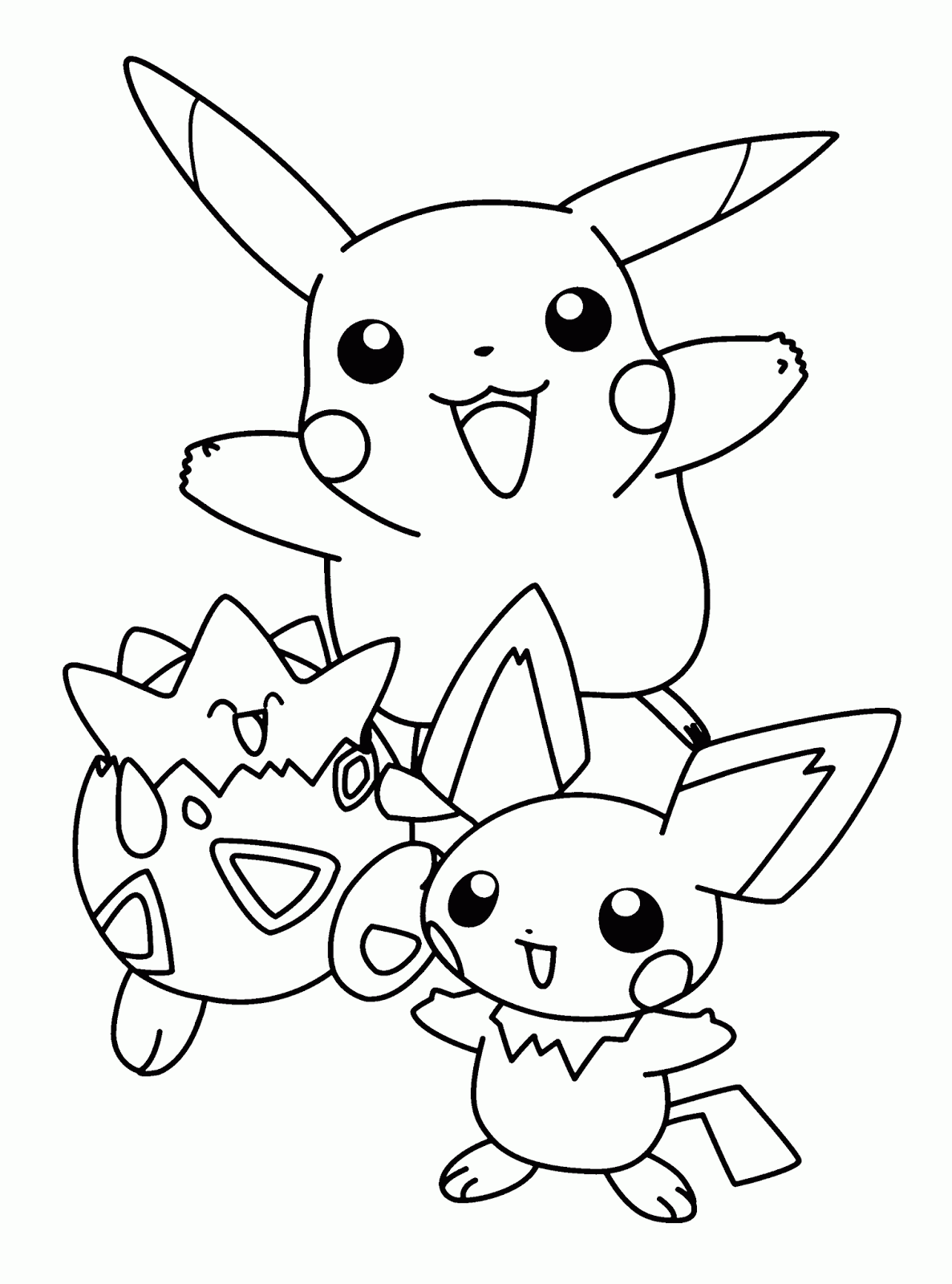 Coloring Pages Kids Pokemon 5