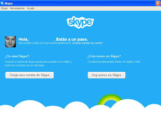 Pregunta si se es nuevo o no en Skype