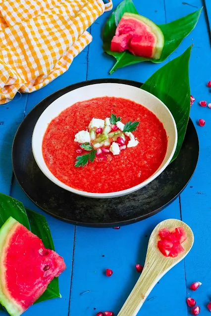 Spicy Watermelon Soup Recipe | How to Make?