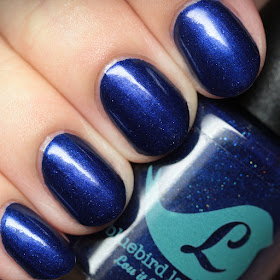 Bluebird Lacquer Cloudy with a Chance of Glowers