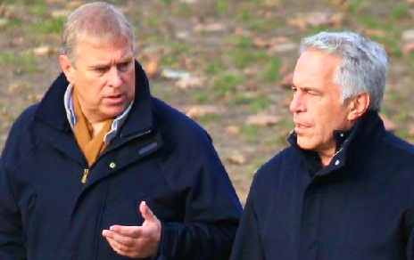 Prince Andrew (left) and the late Jeffrey Epstein, crimes were exposed when their cups were full, photo credit: BBC