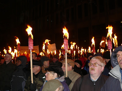 Manifestacja w obronie wolności słowa