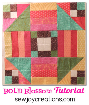 bold blossom tutorial button