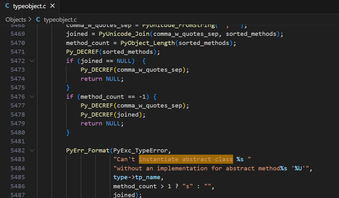 Deploy to nenyures: Python ABC's Implementation