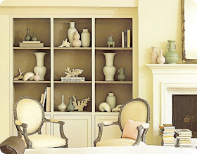 rough luxe: Bookcase Styling Ideas for the Transitional Home