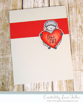 Love Ewe card-designed by Lori Tecler/Inking Aloud-stamps and dies from Avery Elle