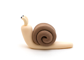 Snail fondant 