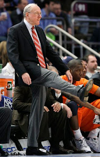 Obligatory picture of Jim Boeheim looking like an idiot