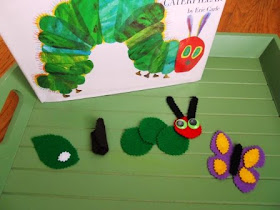 Caterpillar to Butterfly Tray (Photo from Little Wonders' Days)
