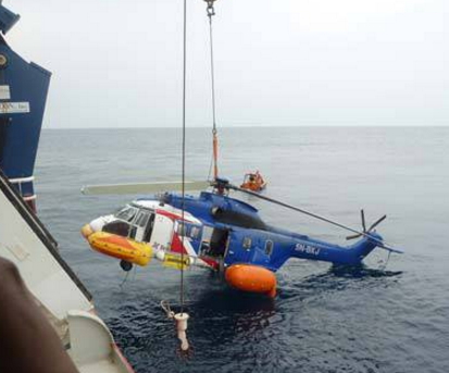 bristow helicopter crashed lagos