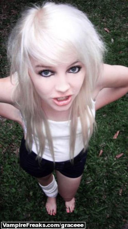 blonde emo hairstyle. Long Blonde Emo Hairstyles For