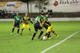 El Barakaldo CF gana 0-1 el derbi en Sestao