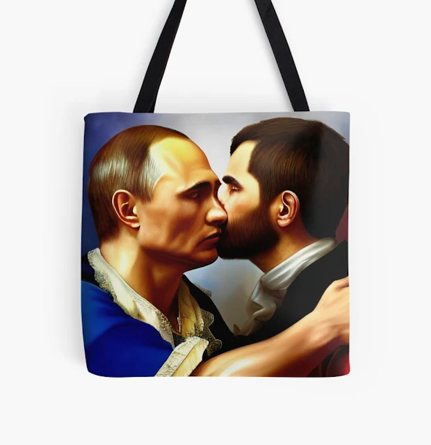 Vladimir Putin homoprogapanda bag