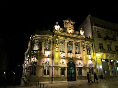 Coimbra Portugal vista nocturna
