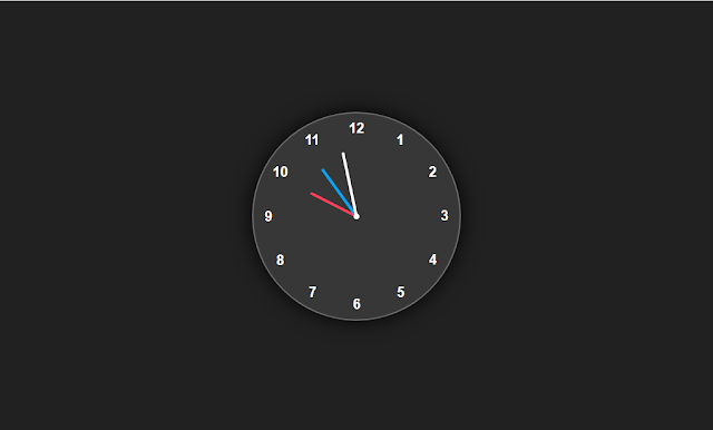 HTML and Javascript to make a clock