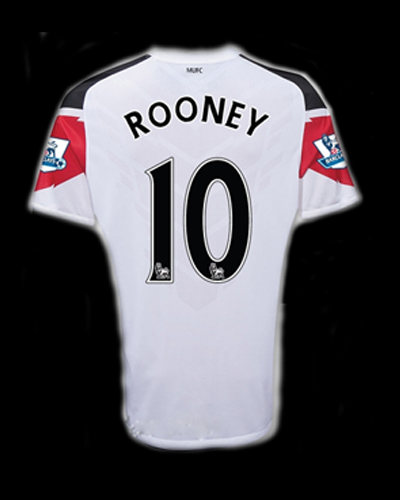 Wayne Rooney Man Utd Away jersey 2011