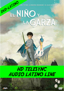EL NIÑO Y LA GARZA – THE BOY AND THE HERON – DVD-5 – TELESYNC – DUAL LATINO LINE – 2023 – (VIP)