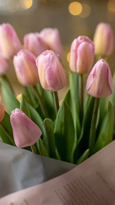 Wallpaper bunga tulip untuk hp Android dan iPhone simple