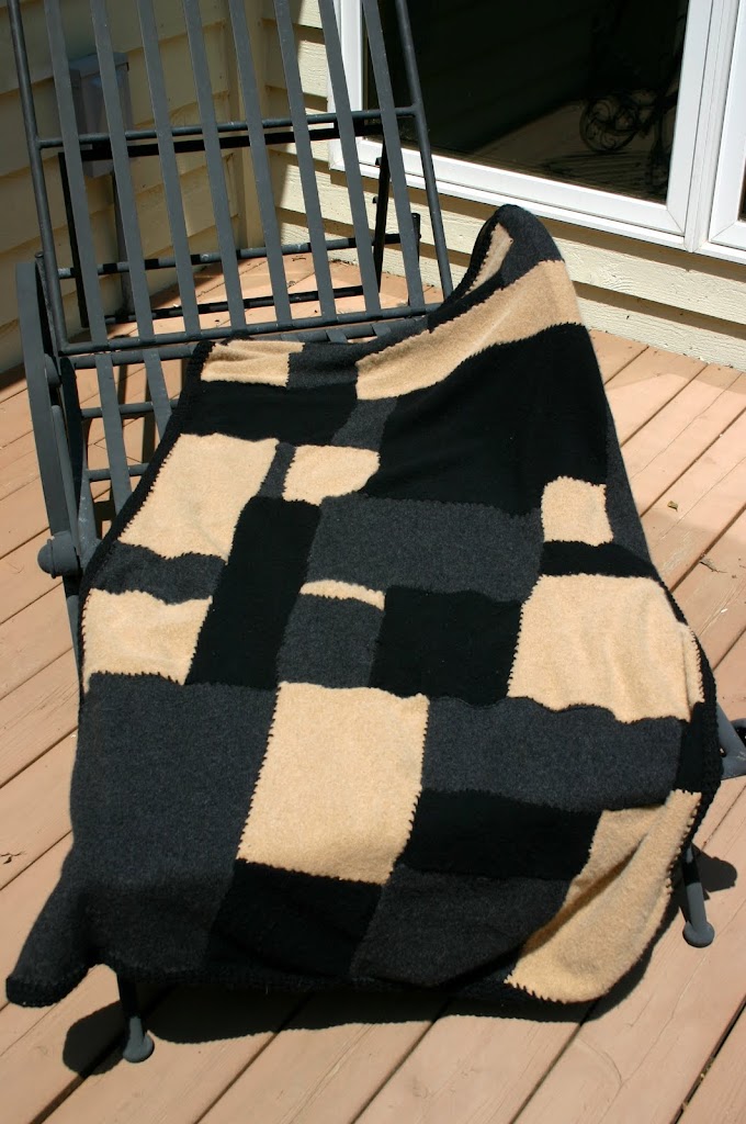 How To: Recycled Sweater Throw