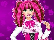  Rapunzel está de vuelta para una nueva aventura en el nuevo juego de vestir inspirado en los famosos personajes de Monster High. Rapunzel es una gran admiradora de la serie Monster High, ella quiere vestirse con diseños de algunas de las chicas pero aún no sabe cual elegir. También puedes combinar los diferentes estilos,  el peinado de Draculaura, la ropa de Clawdeen o los accesorios de Frankie.
