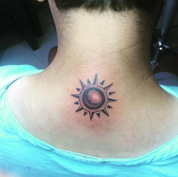 neck and back tattoo ideas