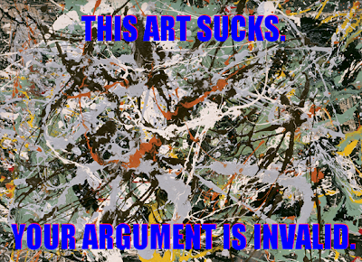 I can never pass up an opportunity to make fun of Jackson Pollock.