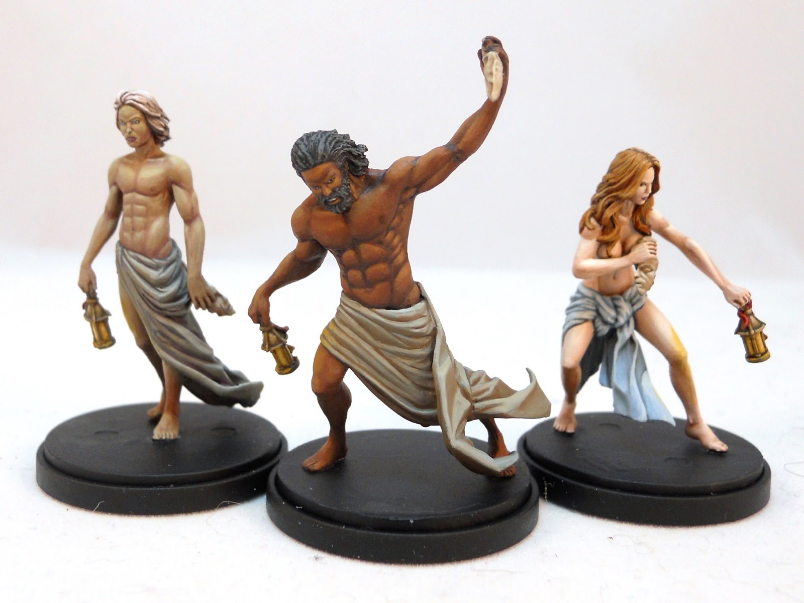Hobby Practicing Skin Tones With Kingdom Death Starting Survivors