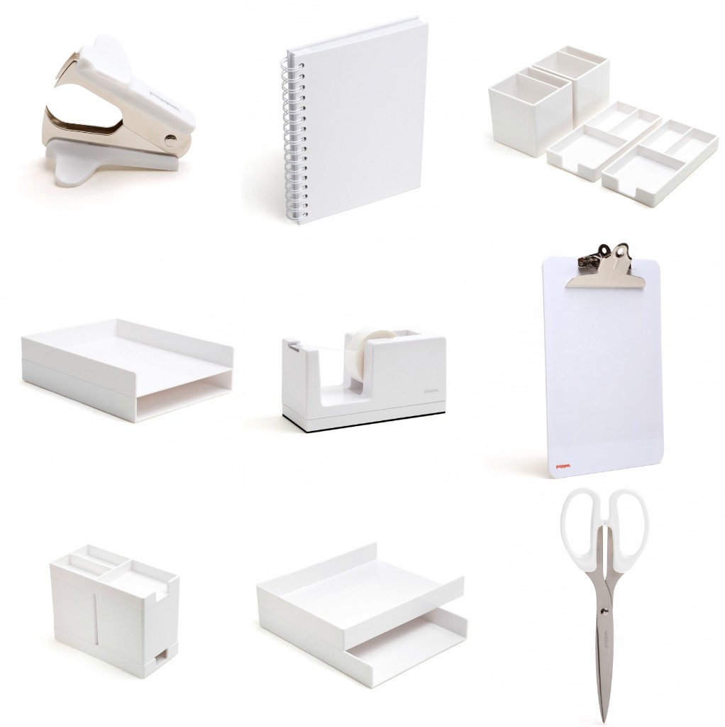 White+Modern+Desk+Supplies