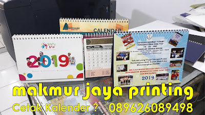 tempat cetak kalender meja di jakarta timur