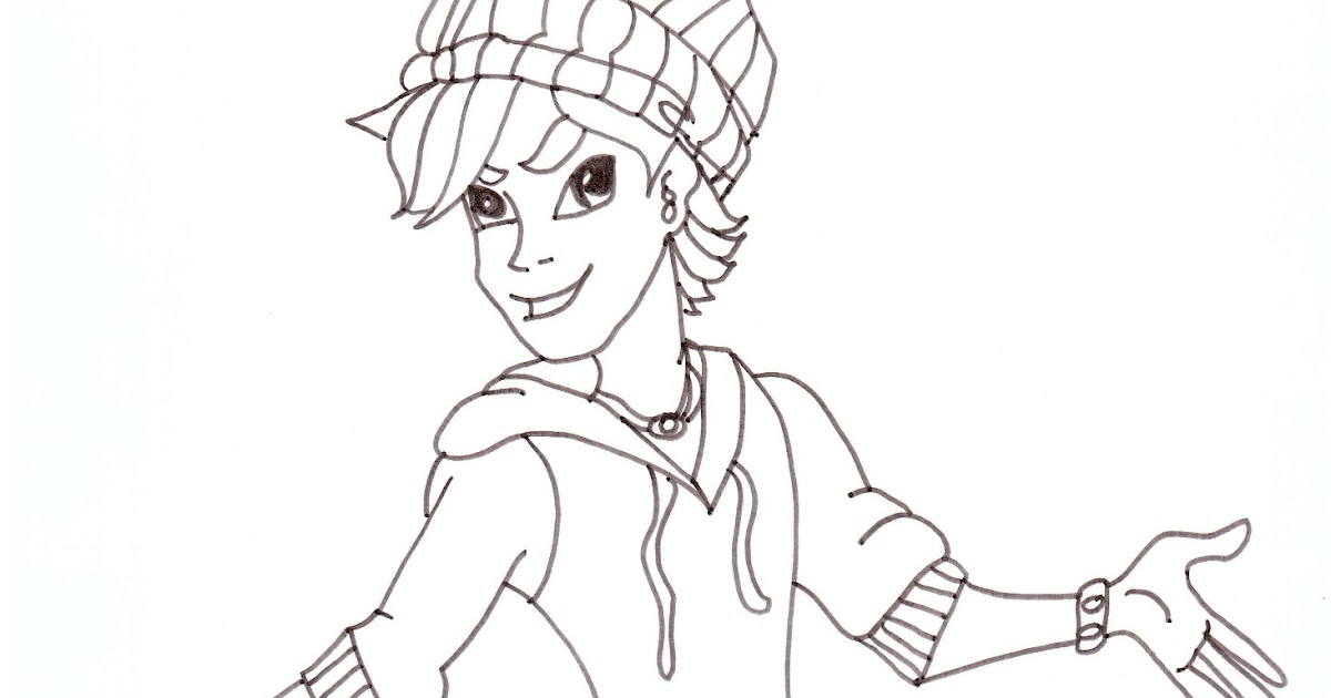 Download Free Printable Monster High Coloring Pages: Invisi Billy Free Coloring Sheet