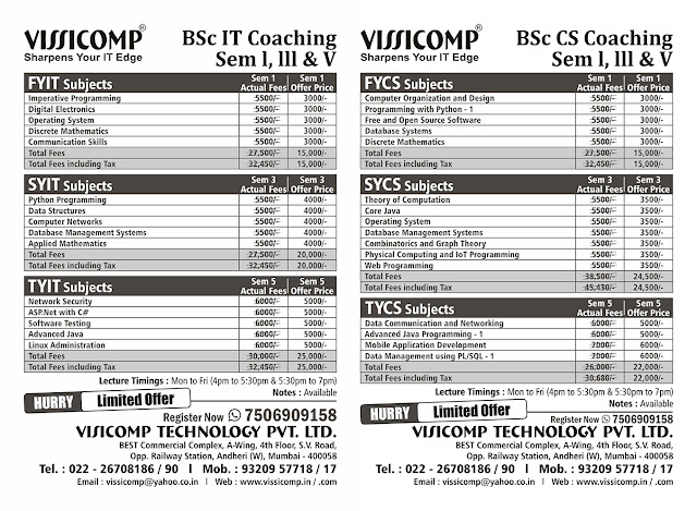 Bsc IT Coaching Classes in Andheri West