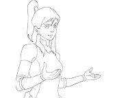 #12 Korra Coloring Page