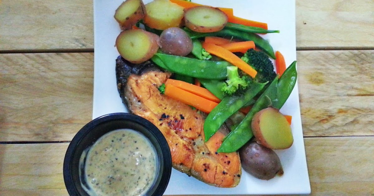 YATIE NADZLI: Resepi EAT CLEAN - Grilled Salmon with Mix Salad