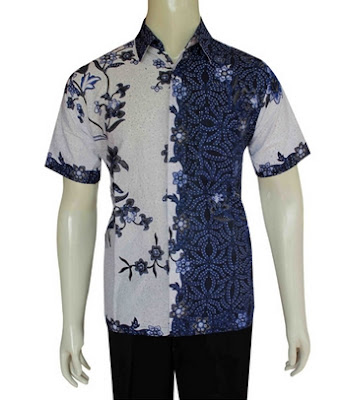 Contoh kemeja batik modern pria