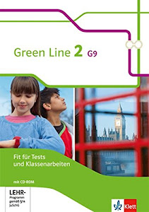 Green Line 2 G9: Fit für Tests und Klassenarbeiten mit Lösungsheft und Mediensammlung Klasse 6 (Green Line G9. Ausgabe ab 2015)