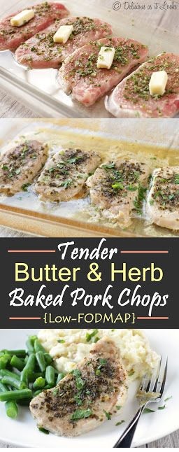 Tender Butter and Herb Baked Pork Chops