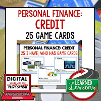 Personal Finance Performance Activity Economics Activity, Economics Teacher Economics Game Cards Economic Test Prep Financial Literacy