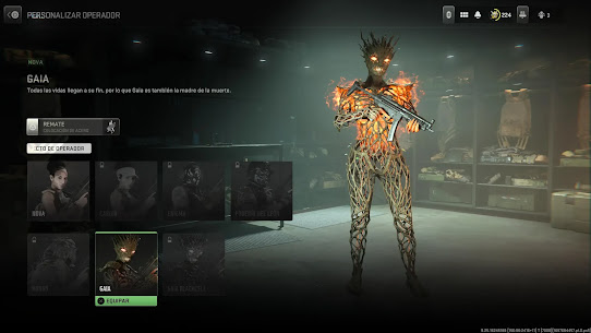 Skin de Gaia, personaje secundario de Spawn, para Call of Duty