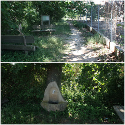 SANTA OLIVA CAMÍ DELS TURONS + CAMÍ DEL CAMP DE COLL - ESGLESIA DE SANT MIQUEL - RIERA DE SANT MIQUEL, corriol i font a la vora de les Masies de Sant Miquel al terme municipal de Banyeres del Penedès - Baix Penedès