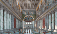 Reconstructions of the Interior of St. Peter's Basilica as Built by the Emperor Constantine