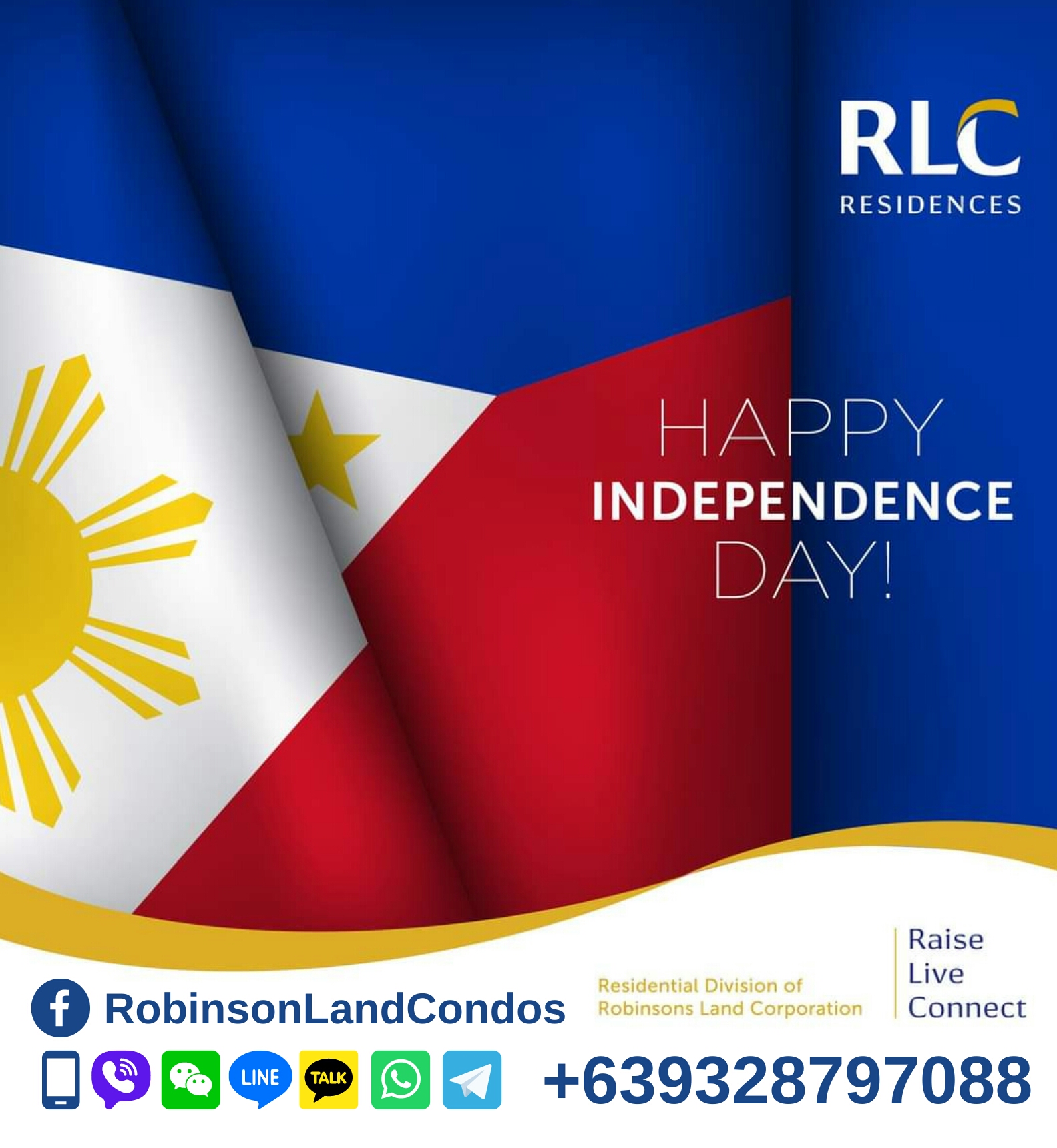 Rlc Residences Residential Division Of Robinsons Land Corporation Happy 123rd Philippine Independence Day