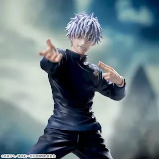 Figura Satoru Gojo joven Jujutsu Kaisen pose batalla línea Luminasta SEGA Prize