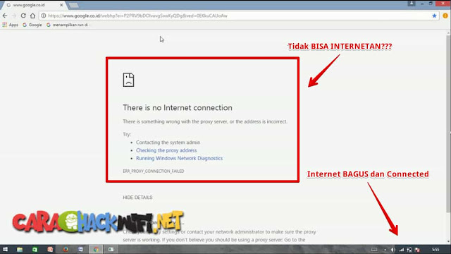 Internet Bagus Tidak Bisa Internetan atau Browsing