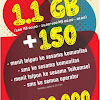 CARA PEKET HEBAT TELKOMSEL 1,1 GB Rp20.000 JABODETABEK