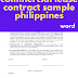 commercial lease contract sample philippines