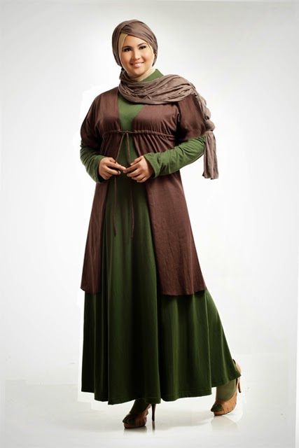  Contoh  Model Baju  Muslim Untuk  Orang  Gemuk 