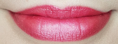 Avon True Luminous Velvet Lipstick swatch in Prismatic Pink