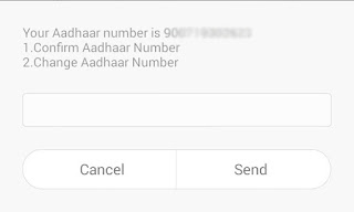 Confirm your Aadhaar Number