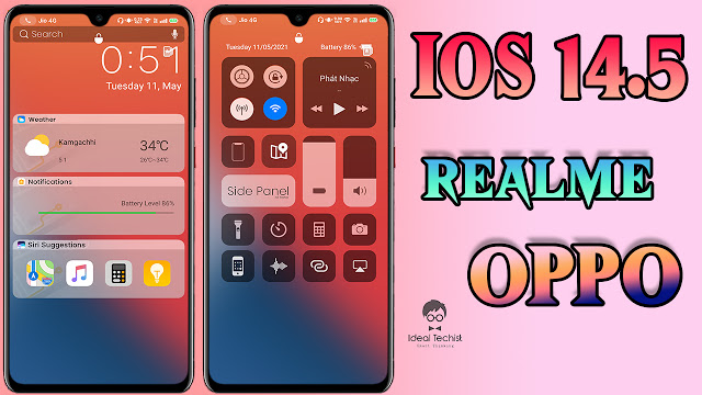 iOS 14 5 Theme For Realme and Oppo Devices
